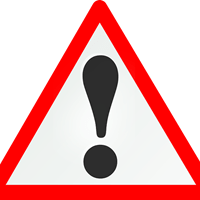 Schild Achtung