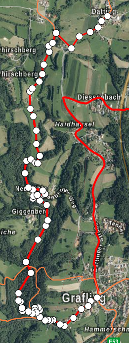 Wanderweg 9 - Zielwanderung Datting