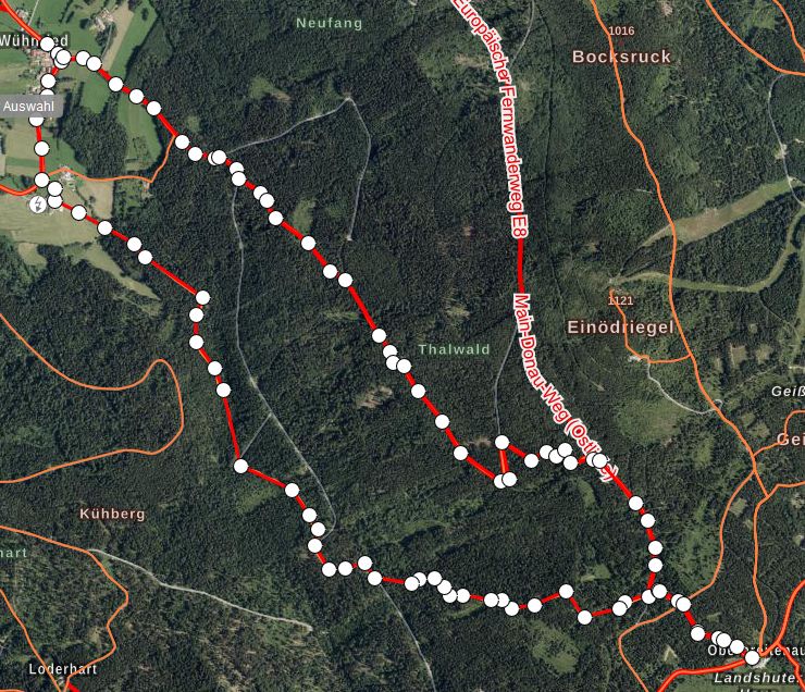 Wanderweg 13 - Wühnried - Oberbreitenau - Wühnried