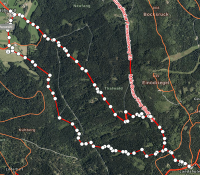 Wanderweg 13 - Wühnried - Oberbreitenau - Wühnried